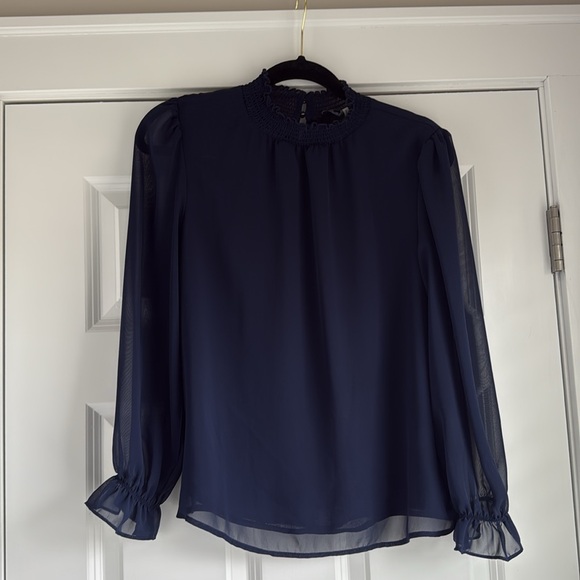 1.STATE Mock neck Blouse NWT - Picture 2 of 9